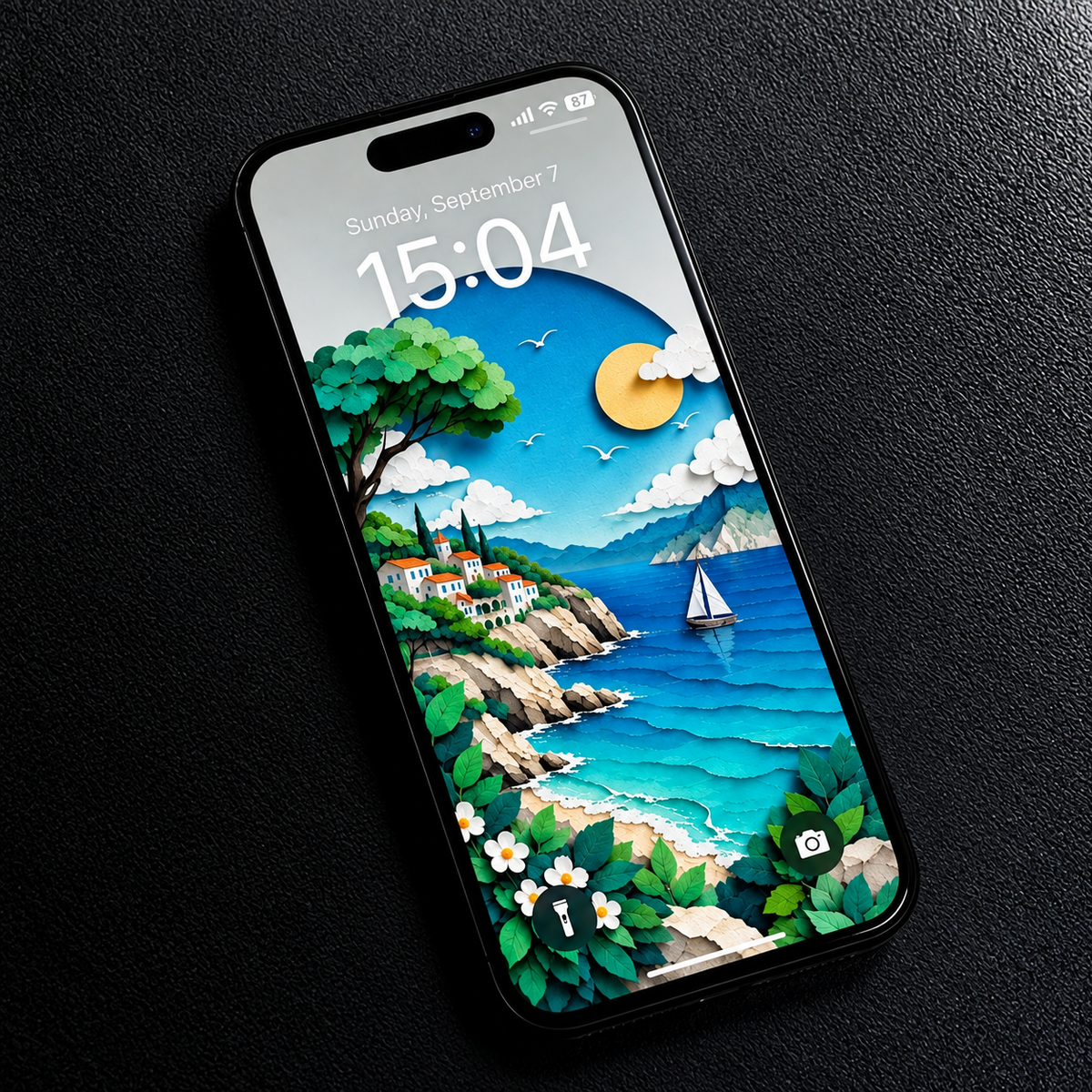 iPhone & Android 3D Wallpaper Set • Aesthetic Lock Screens