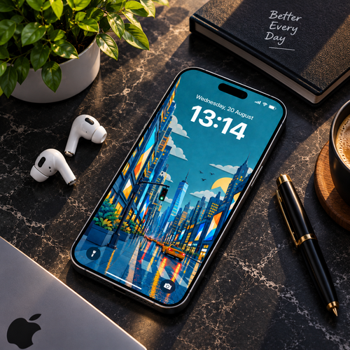 iPhone & Android 3D Wallpaper Set • Aesthetic Lock Screens
