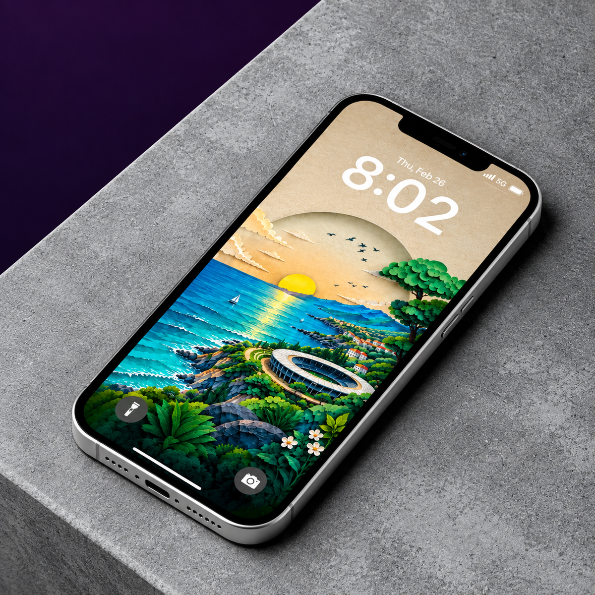 iPhone & Android 3D Wallpaper Set • Aesthetic Lock Screens